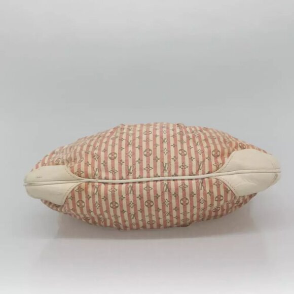 LOUIS VUITTON Mini Lin Croisette Marina PM Bag Pink White M95495 LV Auth 115345 - Picture 6 of 16